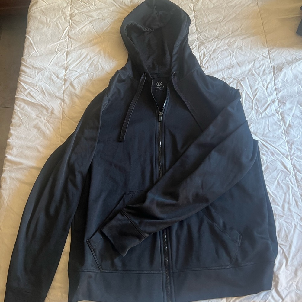Champion Men's Black Zip-Up Hoodie